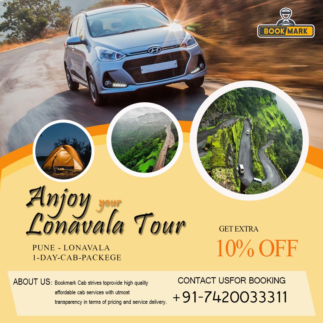 Book cab for  Pune to Lonavala Get Extra 10% OFF